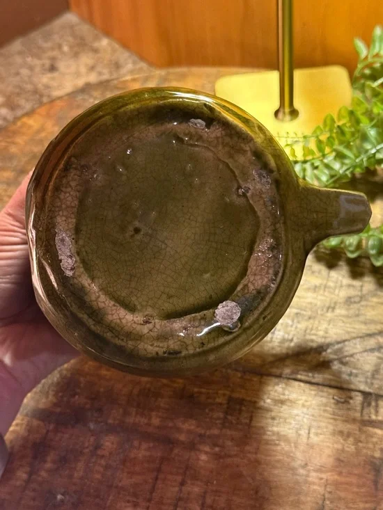 Antique Brush McCoy Water Pitcher “Avenue of Trees” 5”Tall - Picture 5 of 9